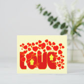 Carte Postale Coeurs d'amour - Jean 13:34 (Debout devant)