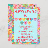 Carte Postale Coeurs de bonbons V. 2.0 (Devant / Derrière)