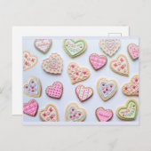 Carte Postale Coeurs de la Saint Valentin (Devant / Derrière)