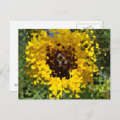 Carte Postale Coeurs de tournesol (Devant / Derrière)