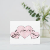 Carte Postale Coeurs ensemble (Debout devant)