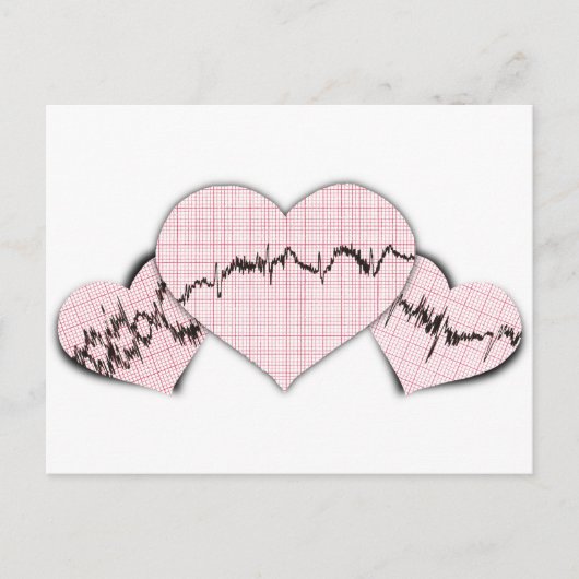 Carte Postale Coeurs ensemble (Devant)