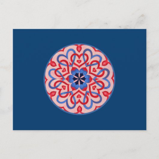 Carte Postale Coeurs entrelacés (Devant)