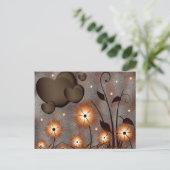 Carte Postale Coeurs et fleurs (Debout devant)