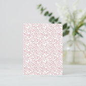 Carte Postale Coeurs et tourbillons (Debout devant)