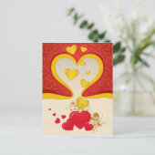 Carte Postale Coeurs flottants (Debout devant)