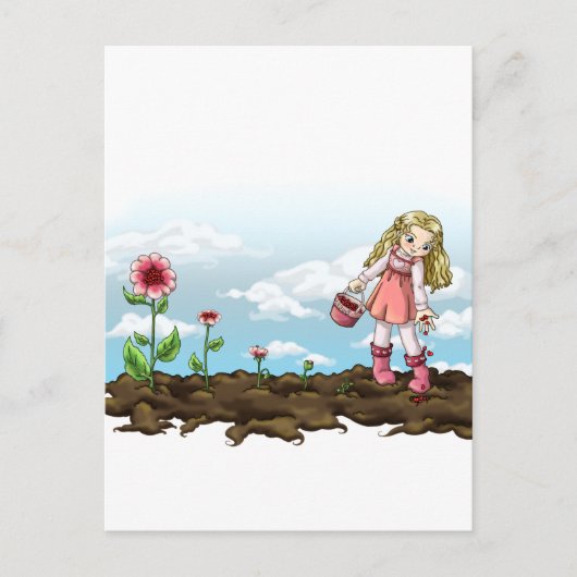 Carte Postale Cœurs grandissants (Devant)