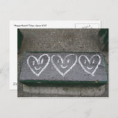 Carte Postale Coeurs heureux (Devant / Derrière)