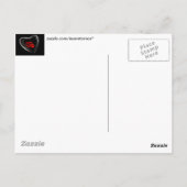 Carte Postale Coeurs liés (Dos)
