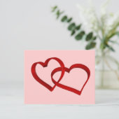 Carte postale Coeurs liés (Debout devant)