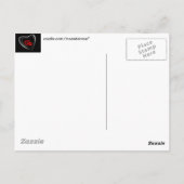 Carte Postale Coeurs liés (Dos)