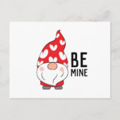Carte Postale Coeurs mignons Gnome Valentine (Devant)
