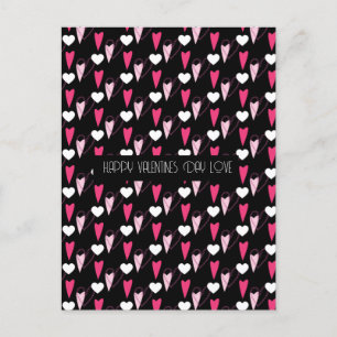 Carte Postale Coeurs modernes Mixte Motif Valentines Day