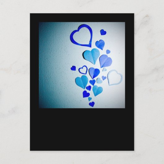 Carte Postale Coeurs papier 2 (Devant)