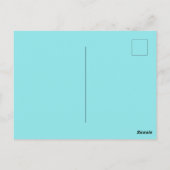 Carte Postale Coeurs romantiques Circulaire (Dos)