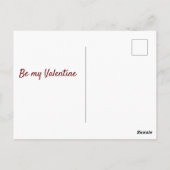 Carte Postale Cœurs rouges Joyeuse Saint-Valentin (Dos)