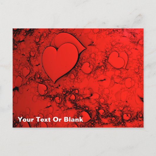 Carte Postale Coeurs sensibles (Devant)