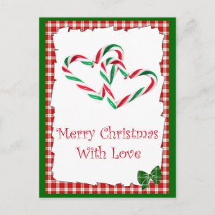 Carte postale Coeurs sucres de canne