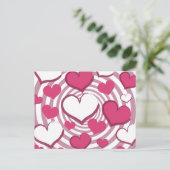 Carte postale Coeurs tourbillonnant (Debout devant)