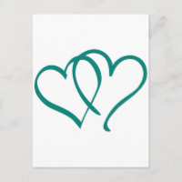 Coeurs turquoises