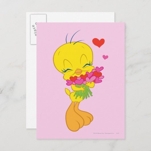 Carte Postale Coeurs TWEETY™ (Devant / Derrière)