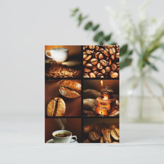Carte Postale Coffee Collage 2 (Debout devant)