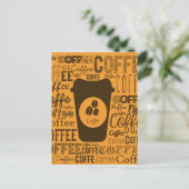 Carte Postale coffee design (Debout devant)
