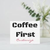 Carte Postale Coffee First Thunder_Cove (Debout devant)