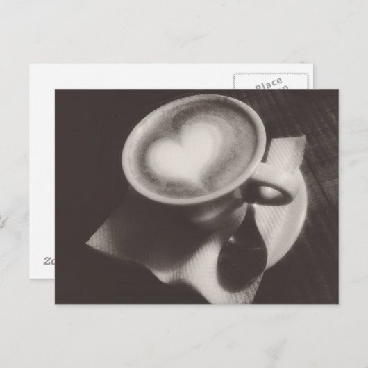 Carte postale Coffee Lover (Devant / Derrière)