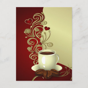 Carte Postale Coffee lover moderne