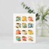 Carte Postale Coffee Mug Collage (Debout devant)