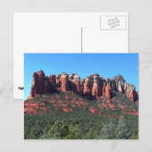 Carte Postale Coffee Pot Rock II à Sedona Arizona (Devant / Derrière)