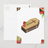 Carte Postale coffin emojis (Devant / Derrière)