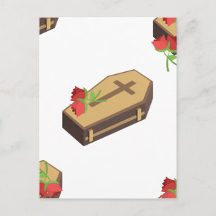 Carte Postale coffin emojis