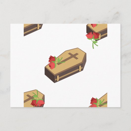 Carte Postale coffin emojis (Devant)