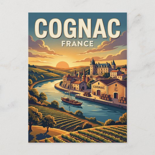 Carte Postale Cognac France (Devant)