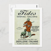 Carte Postale Cognac italien 1905 (Devant / Derrière)