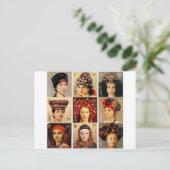 Carte Postale Coiffes ukrainiennes (Debout devant)
