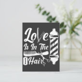 Carte Postale Coiffeur Cosmetologie Graduation Barber Salon (Debout devant)