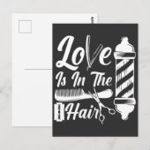 Carte Postale Coiffeur Cosmetologie Graduation Barber Salon (Devant / Derrière)