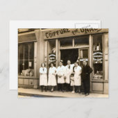 Carte Postale Coiffeuse, 1930 (Devant / Derrière)