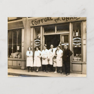 Carte Postale Coiffeuse, 1930