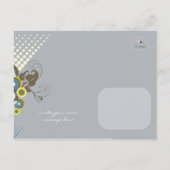 Carte Postale Coiffure Funky Bloom *04 Party Invitation Postcard (Dos)