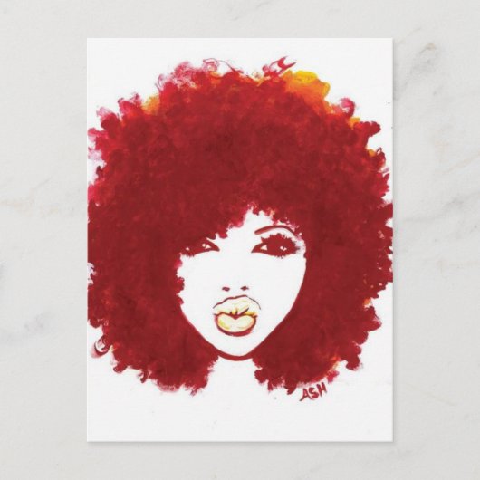 Carte Postale Coiffure naturelle (Devant)