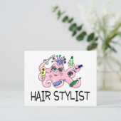 Carte Postale Coiffure Octopus (Debout devant)
