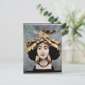 Carte Postale Coiffure sumérienne portée par la reine Shub-ad (Debout devant)