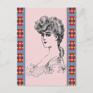 Carte Postale Coiffure vintage