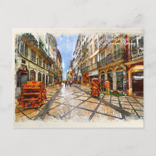 Carte Postale Coimba matin calme - Le vrai Portugal