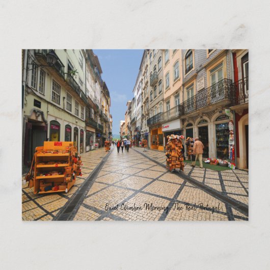 Carte Postale Coimba matin calme - Le vrai Portugal (Devant)