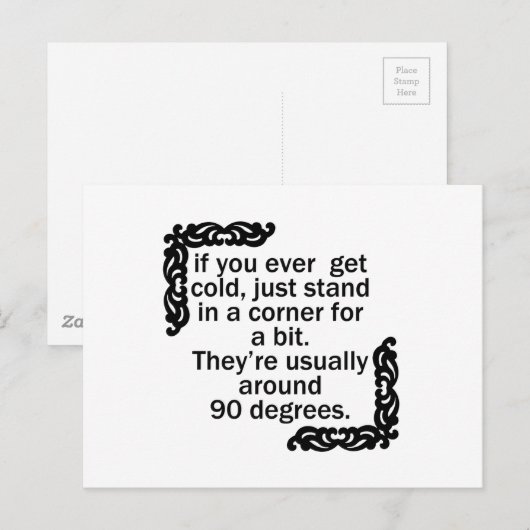 Carte Postale coin (Devant / Derrière)